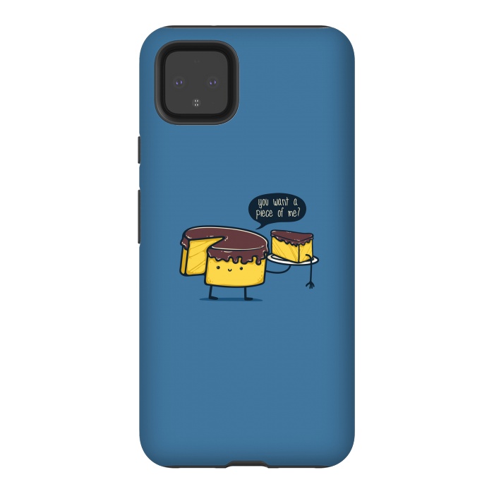 Pixel 4XL StrongFit Do you want a piece of me? by Xylo Riescent