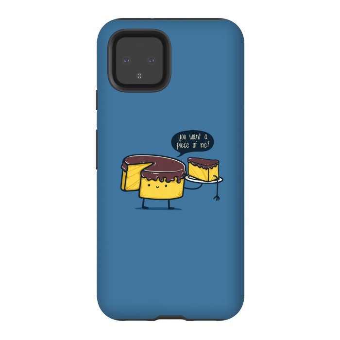 Pixel 4 StrongFit Do you want a piece of me? by Xylo Riescent