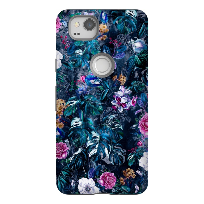 Pixel 2 StrongFit Floral Pattern VII by Riza Peker