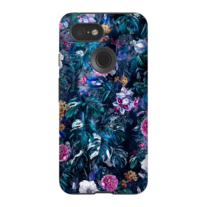 Pixel 3 StrongFit Floral Pattern VII by Riza Peker