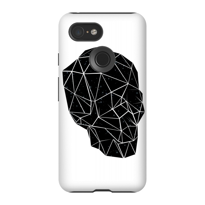Pixel 3 StrongFit Space Skull by Rui Faria