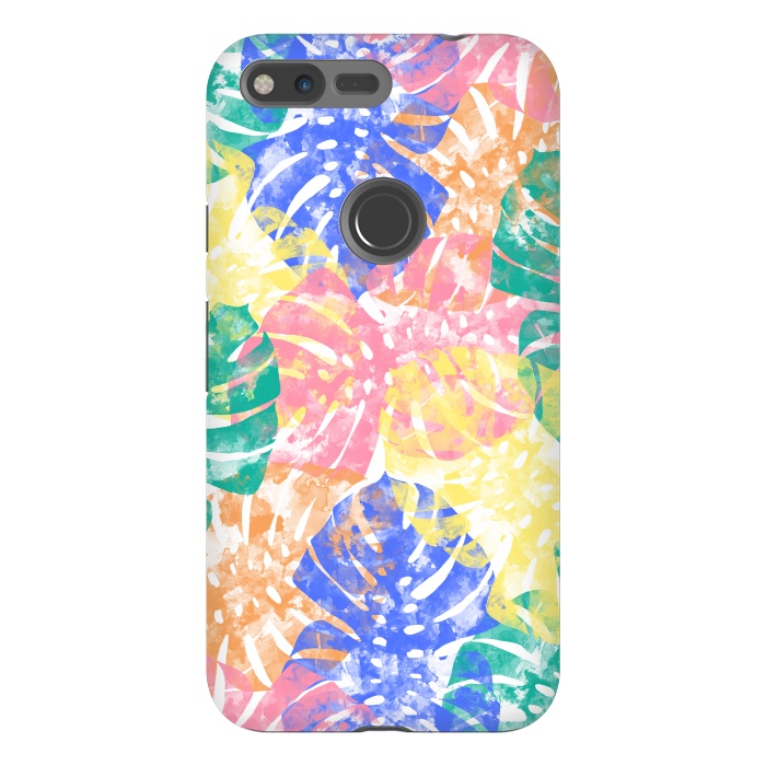Pixel XL StrongFit Monstera Colorfull by Rui Faria