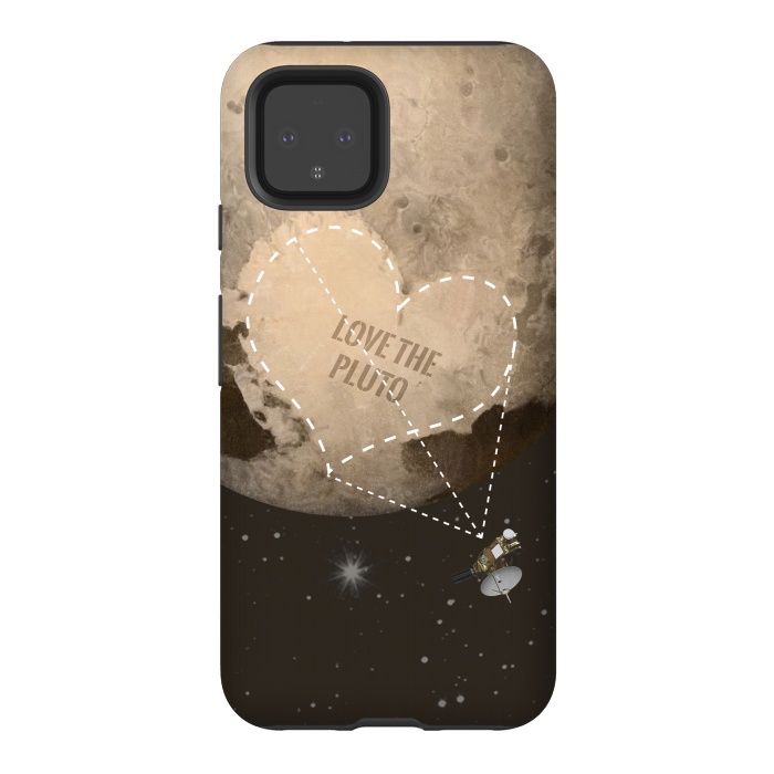 Pixel 4 StrongFit Love the Pluto by Sitchko