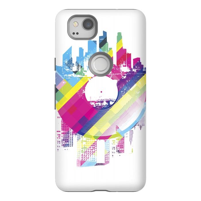 Pixel 2 StrongFit Urban Vinyl Colorful by Sitchko
