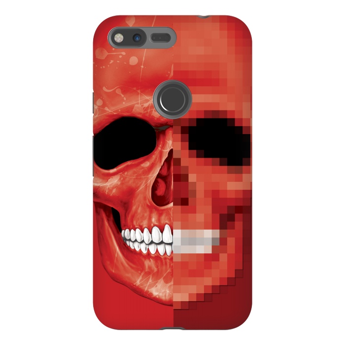 Pixel XL StrongFit Red Skull by Sitchko
