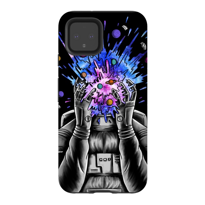 Pixel 4 StrongFit Astronaut Big Bang by Coffee Man