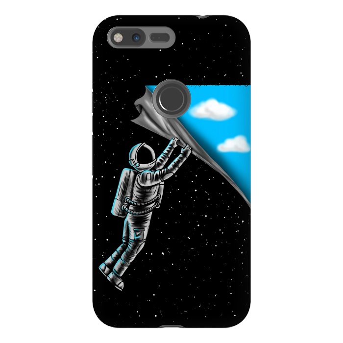 Pixel XL StrongFit Astronaut open the sky by Coffee Man