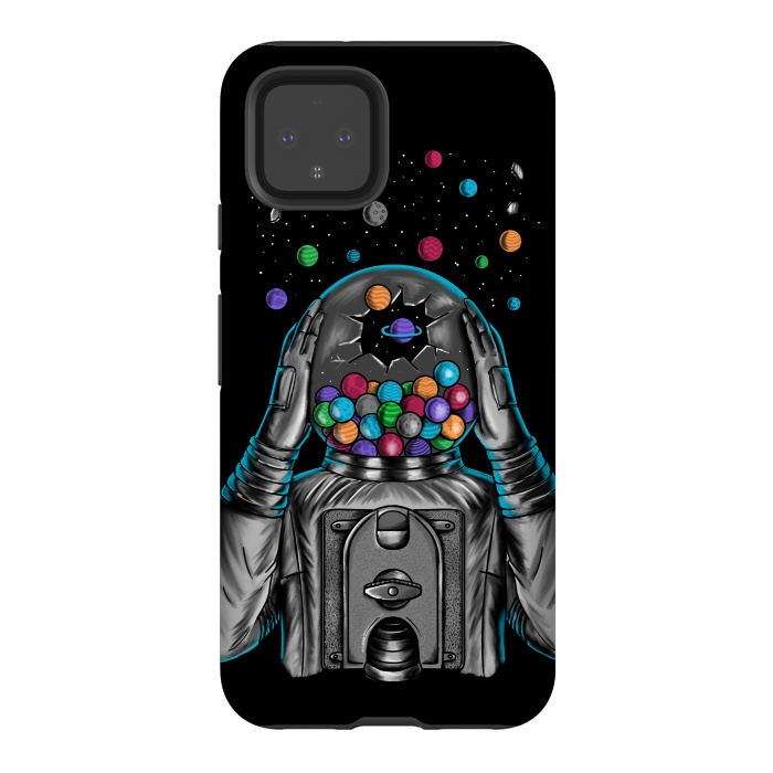 Pixel 4 StrongFit Astronaut Explotion by Coffee Man