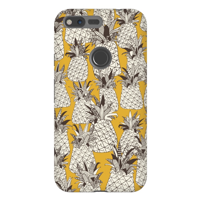 Pixel XL StrongFit Pineapple Sunshine by Sharon Turner