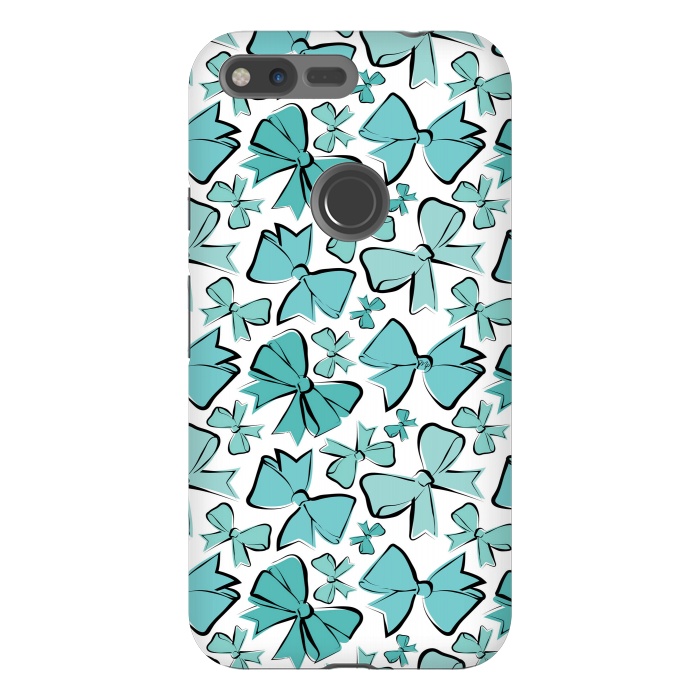 Pixel XL StrongFit Blue Bows by Martina
