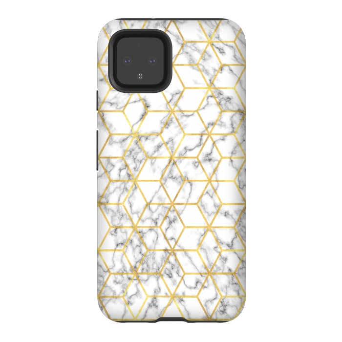 Pixel 4 StrongFit Graphic Marble by Martina