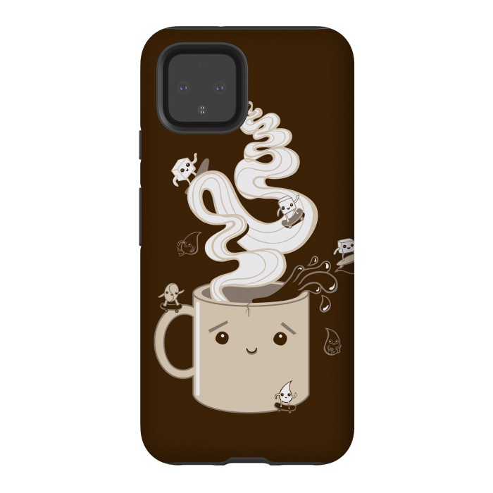 Pixel 4 StrongFit Extreme Coffee Sports by Wotto