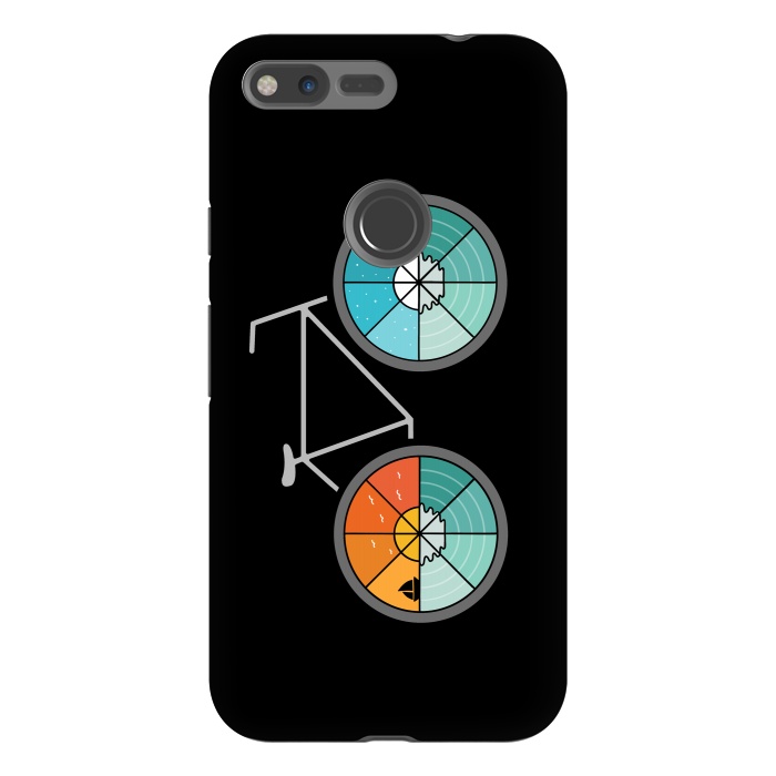 Pixel XL StrongFit Bicycle Landscape by Coffee Man