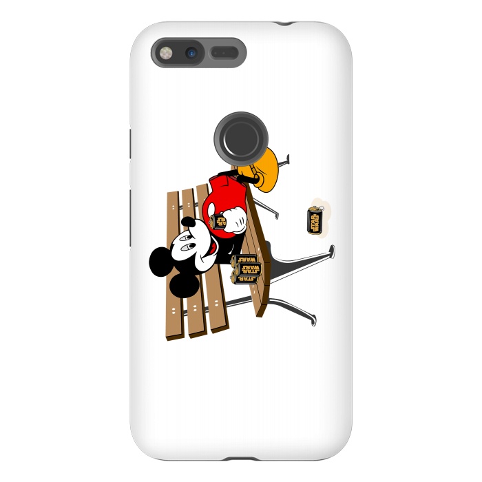 Pixel XL StrongFit Mickey Mouse Drinking Star Wars Beer by Alisterny