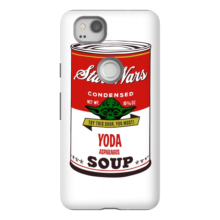Pixel 2 StrongFit Star Wars Campbells Soup Yoda by Alisterny