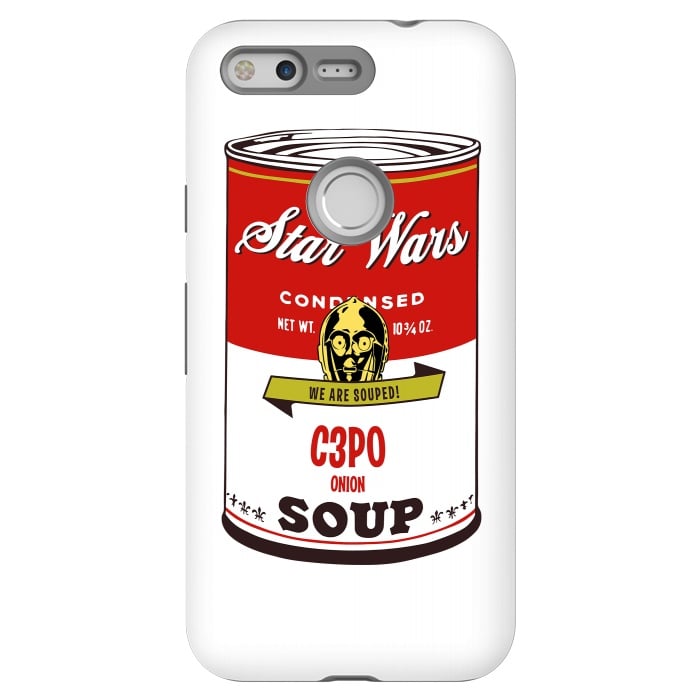 Pixel StrongFit Star Wars Campbells Soup C3PO by Alisterny