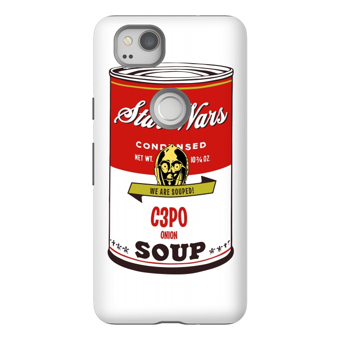 Pixel 2 StrongFit Star Wars Campbells Soup C3PO by Alisterny