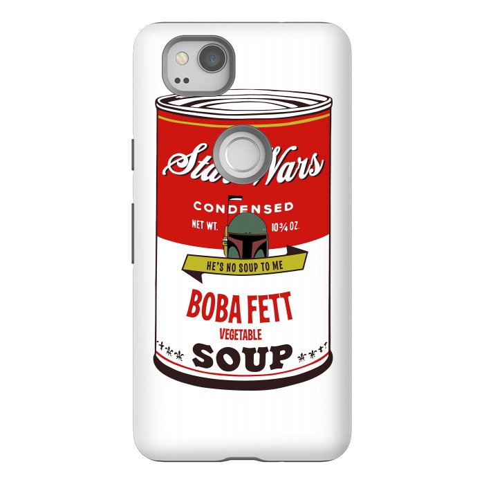 Pixel 2 StrongFit Star Wars Campbells Soup Boba Fett by Alisterny