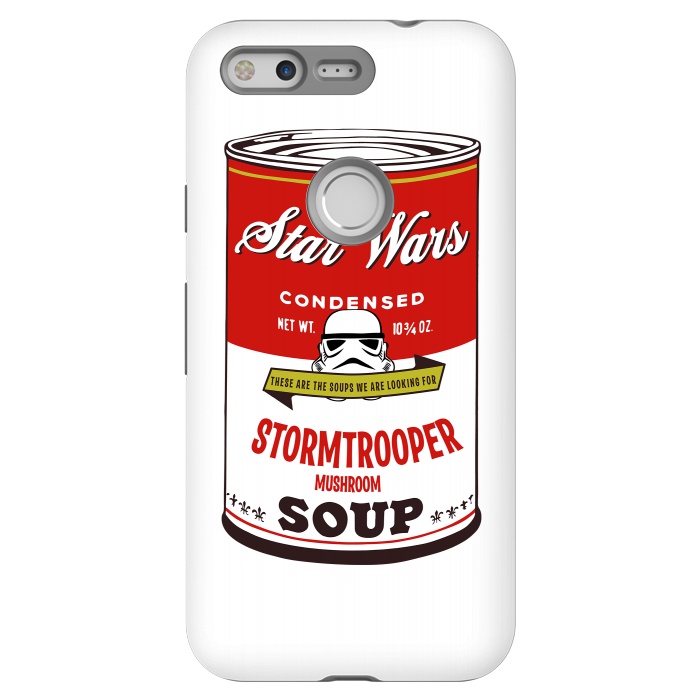 Pixel StrongFit Star Wars Campbells Soup Stormtrooper by Alisterny