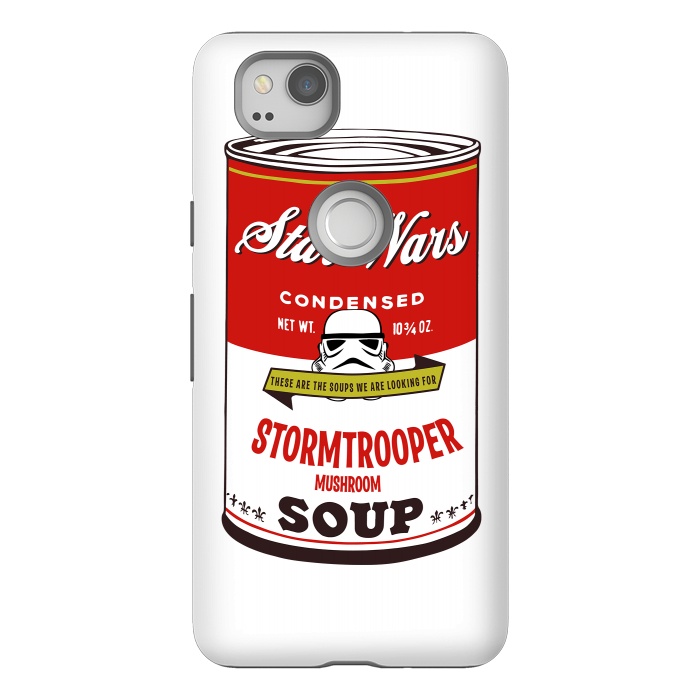 Pixel 2 StrongFit Star Wars Campbells Soup Stormtrooper by Alisterny
