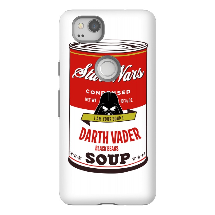 Pixel 2 StrongFit Star Wars Campbells Soup Vader by Alisterny