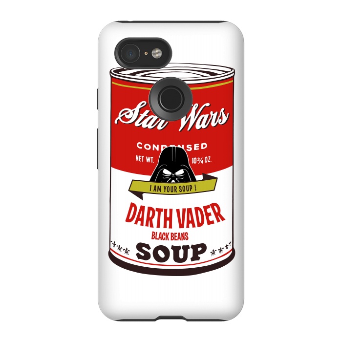 Pixel 3 StrongFit Star Wars Campbells Soup Vader by Alisterny