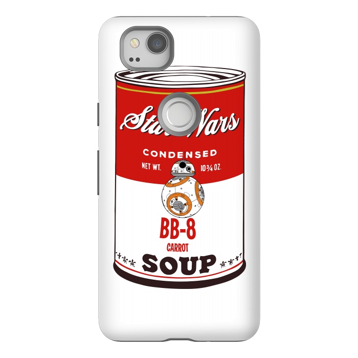 Pixel 2 StrongFit Star Wars Campbells Soup BB-8 by Alisterny
