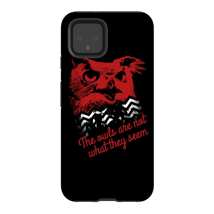 Pixel 4 StrongFit Twin Peaks The Owls Are Not What They Seem by Alisterny