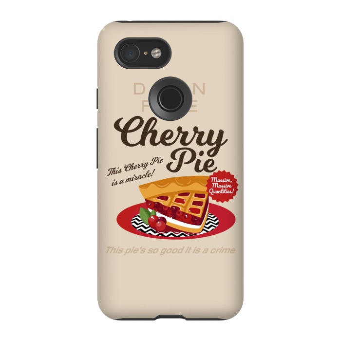 Pixel 3 StrongFit Twin Peaks Damn Fine Cherry Pie by Alisterny