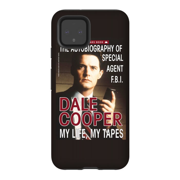 Pixel 4 StrongFit Twin Peaks Dale Cooper Book by Alisterny