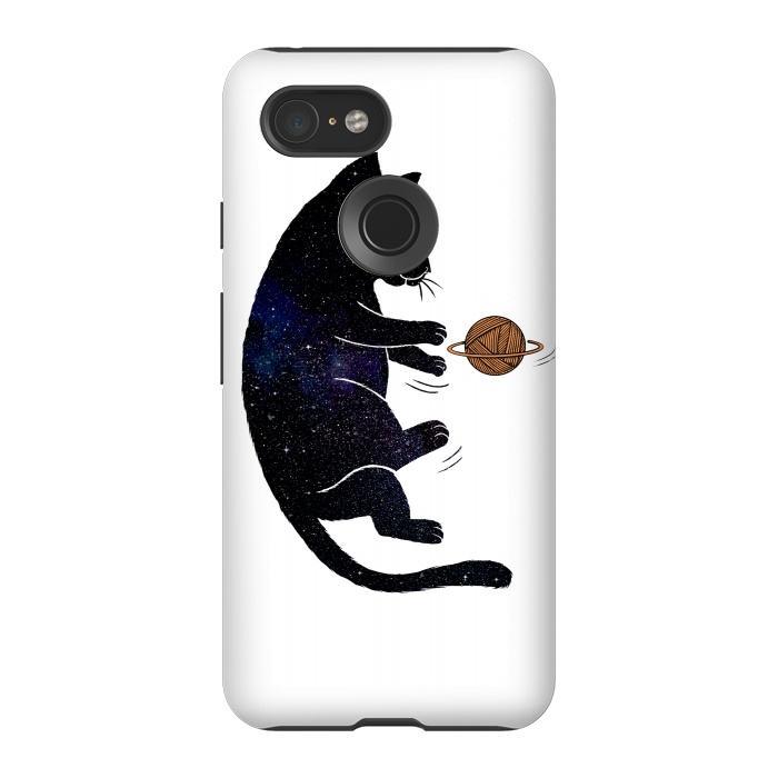 Pixel 3 StrongFit Cat Universe by Coffee Man