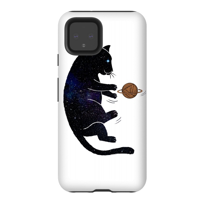 Pixel 4 StrongFit Cat Universe by Coffee Man
