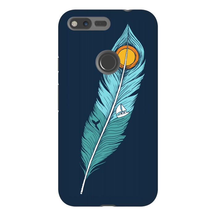 Pixel XL StrongFit Feather Landscape by Coffee Man