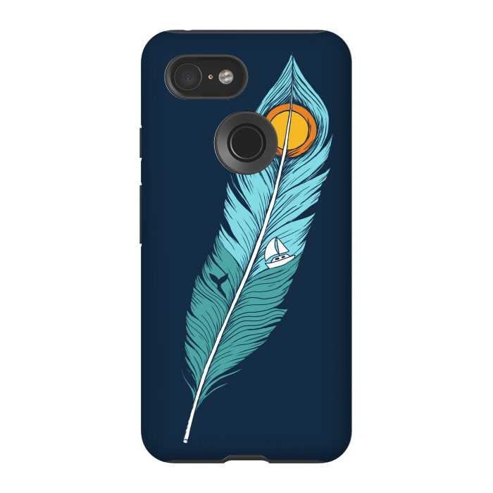 Pixel 3 StrongFit Feather Landscape by Coffee Man