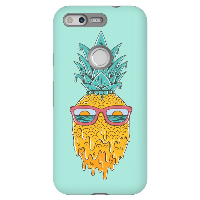 Pixel StrongFit Pineapple Summer Blue by Coffee Man