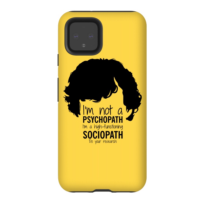 Pixel 4 StrongFit Sherlock Holmes High Functioning Sociopath by Alisterny