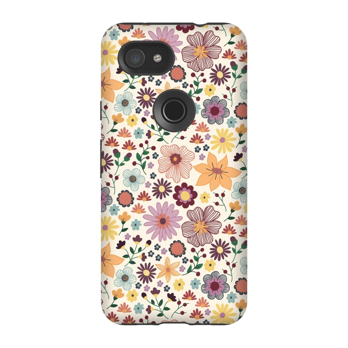 Pixel 3A StrongFit Wild Bloom by TracyLucy Designs