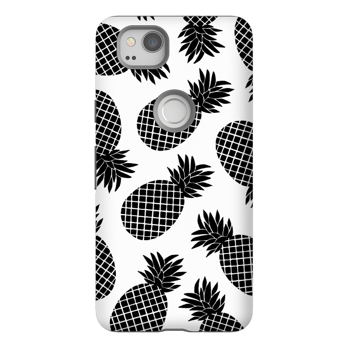 Pixel 2 StrongFit Pineapple In Black  by Amaya Brydon