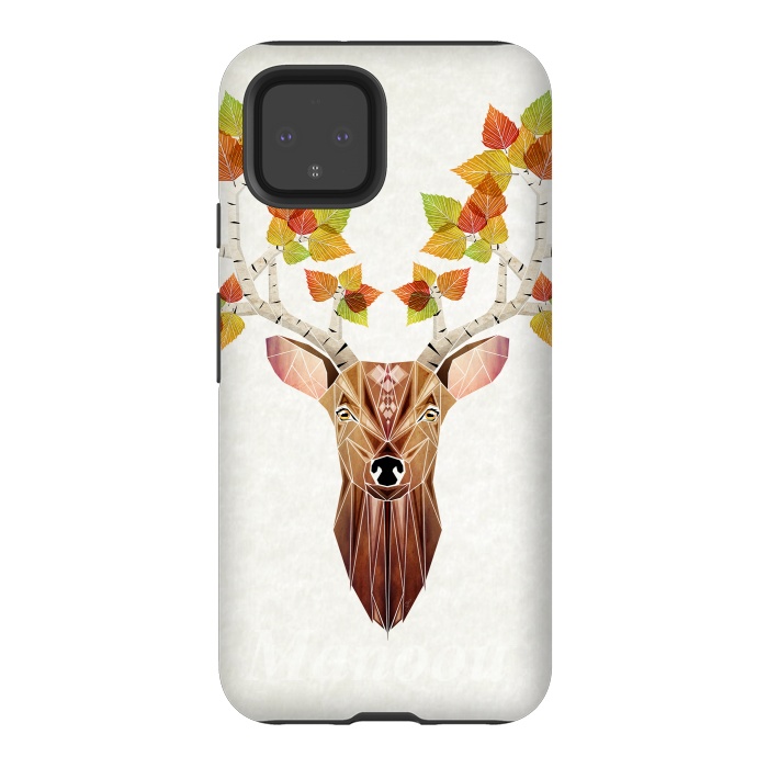 Pixel 4 StrongFit deer autumn by Manoou