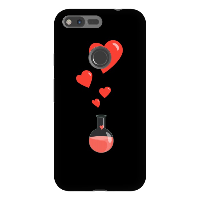 Pixel XL StrongFit Flask Of Hearts Love Chemistry by Boriana Giormova