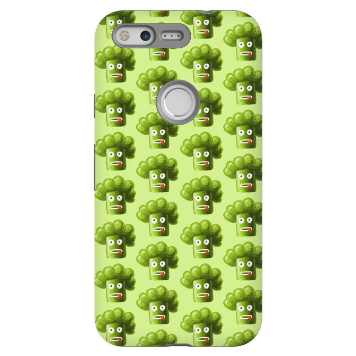 Pixel StrongFit Funny Broccoli Pattern by Boriana Giormova