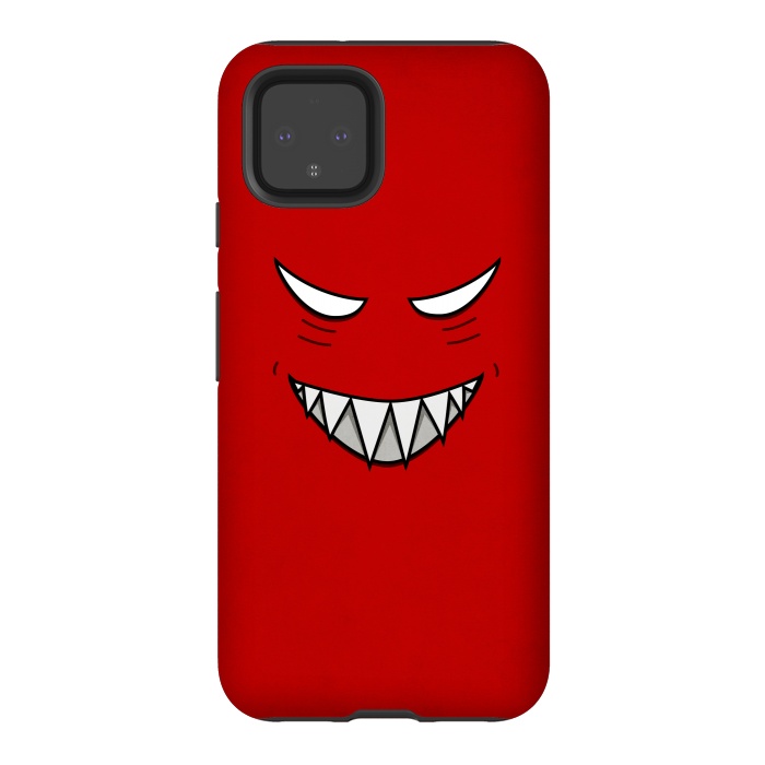 Pixel 4 StrongFit Evil Grinning Face by Boriana Giormova