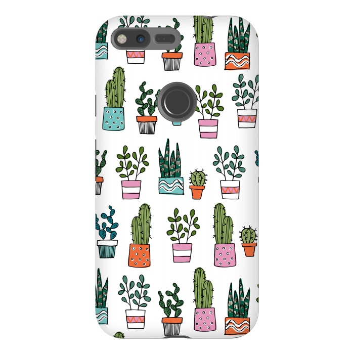 Pixel XL StrongFit cacti in pots 2 by Laura Grant