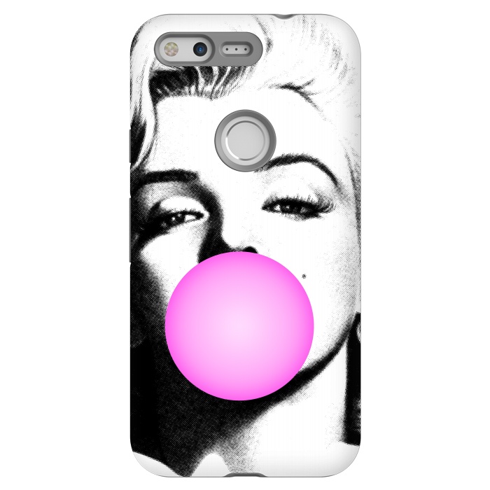 Pixel StrongFit Marilyn Chewing Gum Bubble by Mitxel Gonzalez