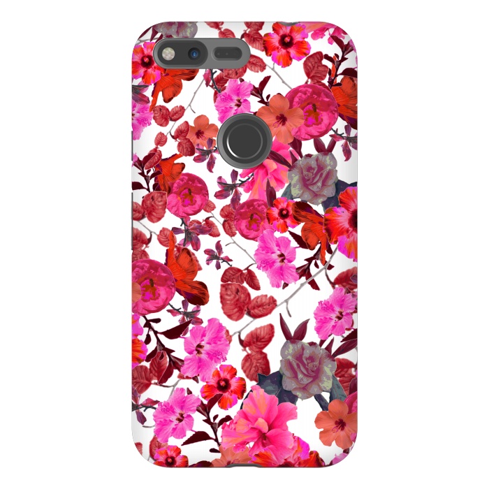 Pixel XL StrongFit Zariya Flower Garden (Pink) by Zala Farah