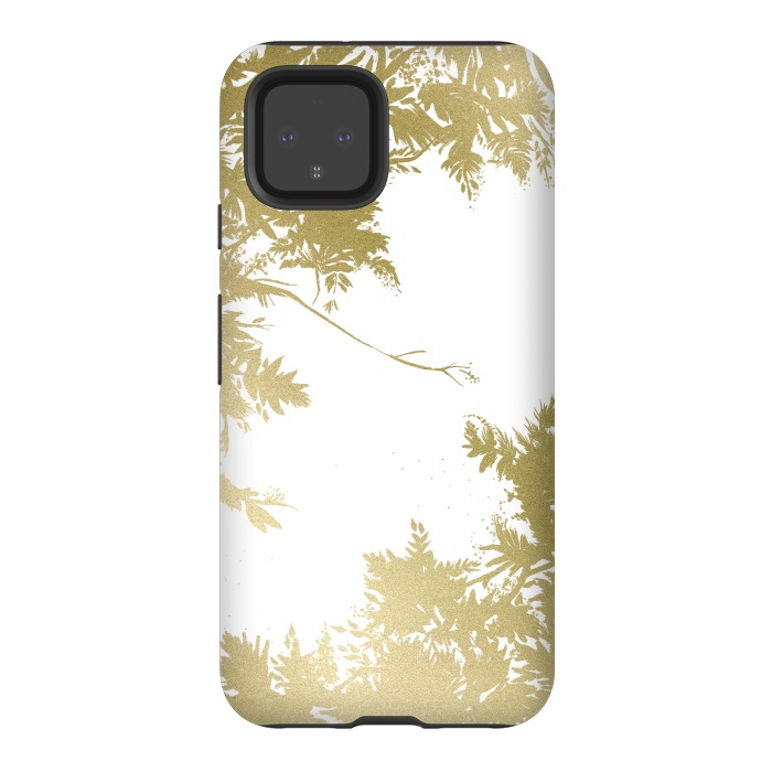 Pixel 4 StrongFit Night's Sky Gold by Caitlin Workman