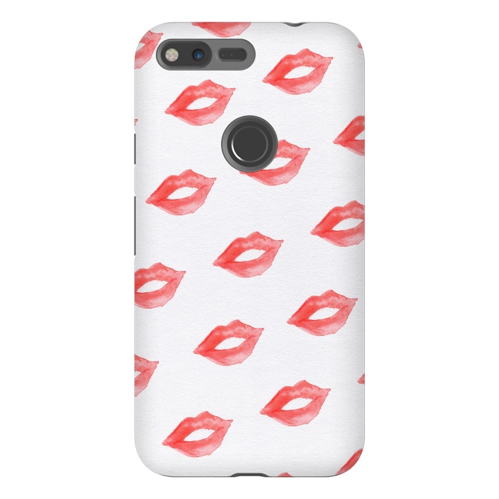 Pixel XL StrongFit Lips Red by Caitlin Workman