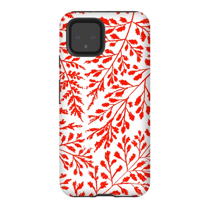 Pixel 4 StrongFit Foliage Red by Caitlin Workman
