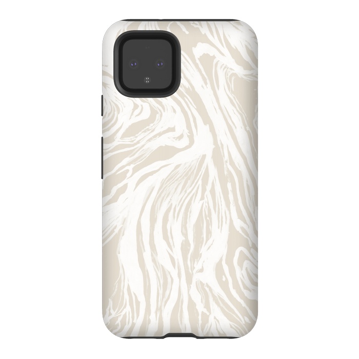 Pixel 4 StrongFit Nude Marble by Caitlin Workman