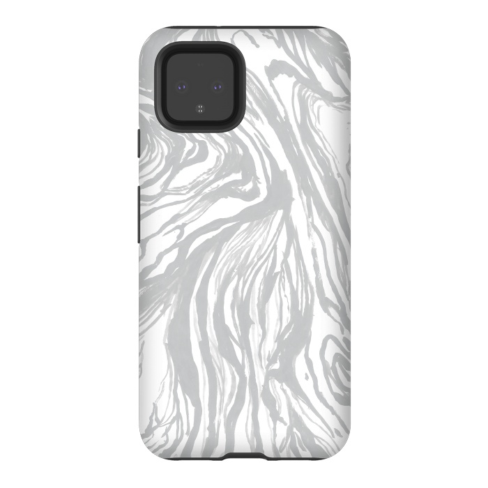 Pixel 4 StrongFit Gray Marble by Caitlin Workman